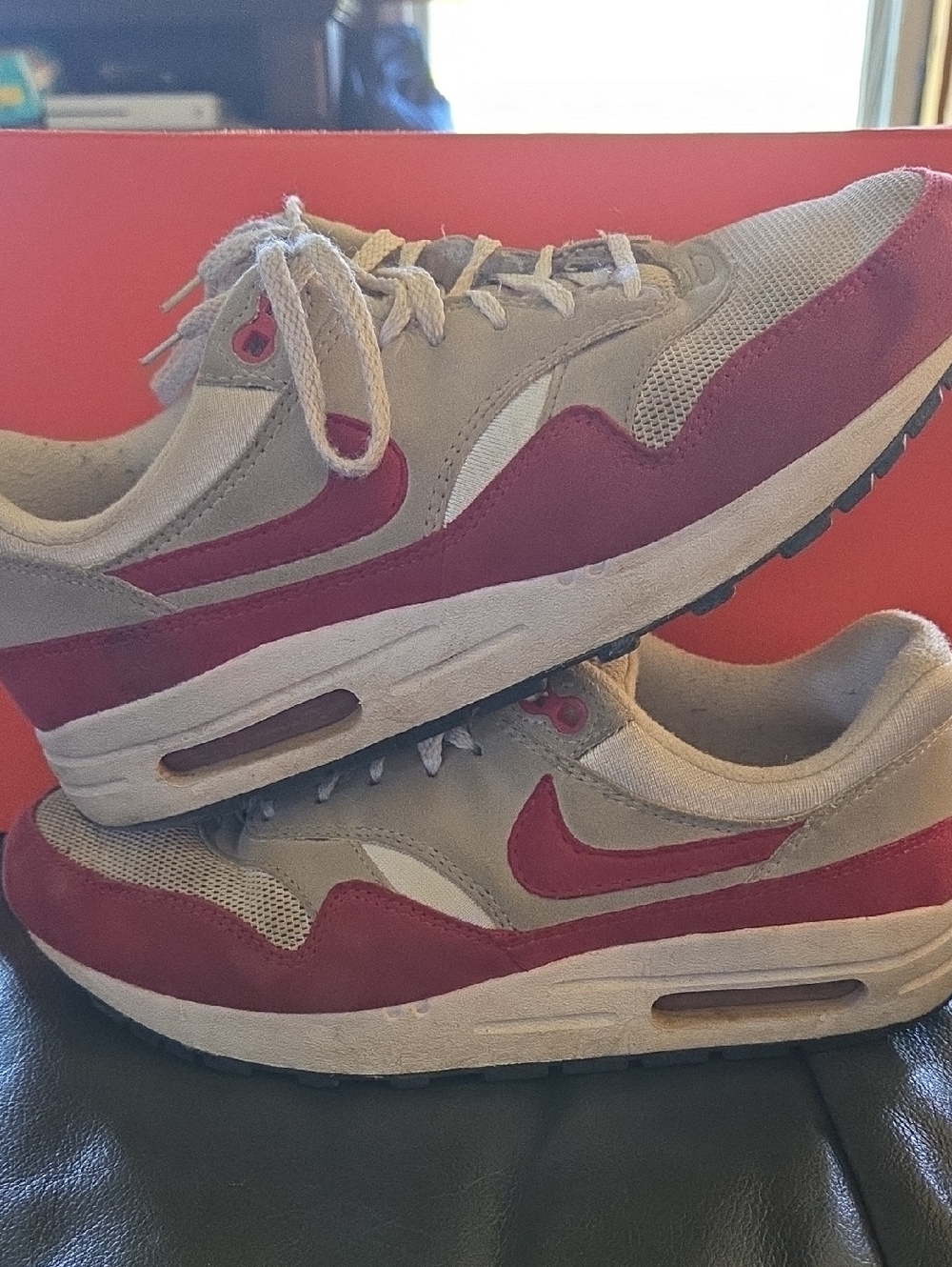 Nike Youth White and Red